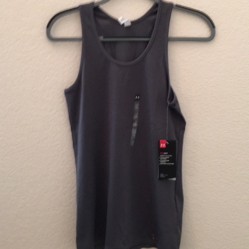 Ribbed wicking racerback tank